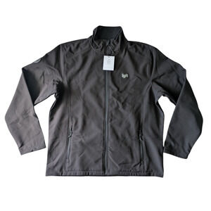 Lyft 1K Rides Black Softshell Jacket Fleece Lined New Size XL Limited Edition